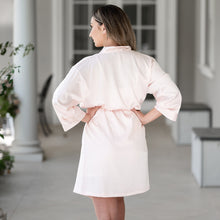 Load image into Gallery viewer, Blush Pink Adult Satin Robe
