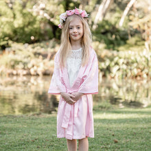 Load image into Gallery viewer, Light Pink Children&#39;s Satin Robe
