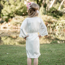 Load image into Gallery viewer, White Children&#39;s Satin Robe
